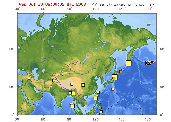 Map of asia