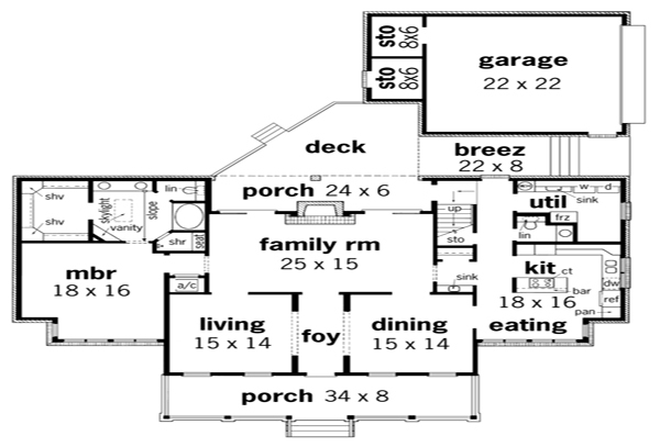 p_Front_Exteriorbeach_house_plans