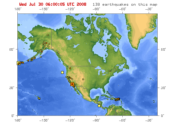 Map of North America